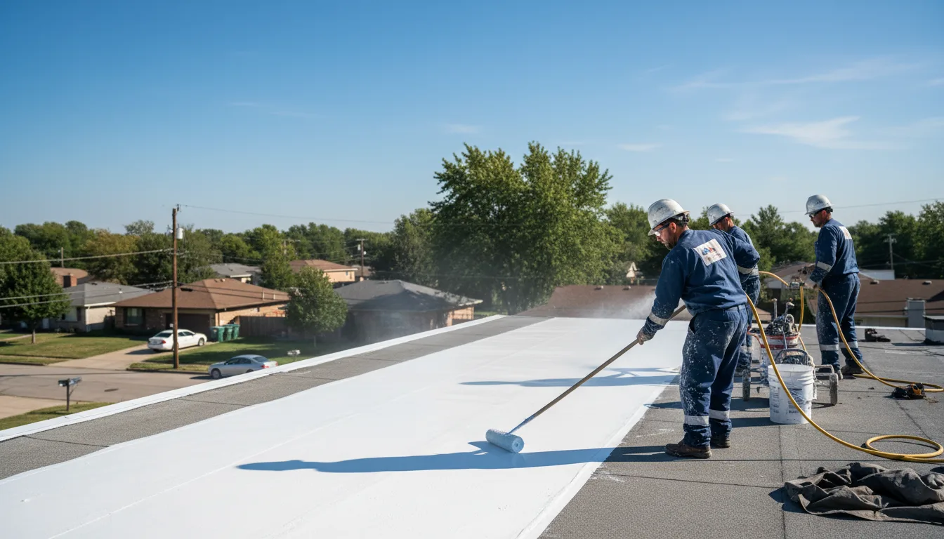 Commercial roof coating in Washington, IL near me